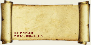 Jasmina Aćimac vizit kartica